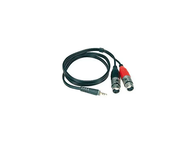Klotz AY8-0300 Y-kabel Stmjx2xXLRF 3 m 